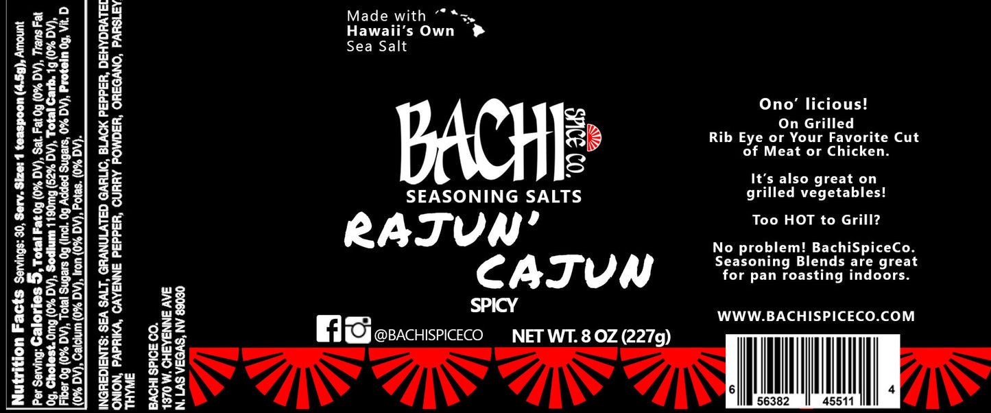 RAJUN CAJUN SEASONING 8 OZ