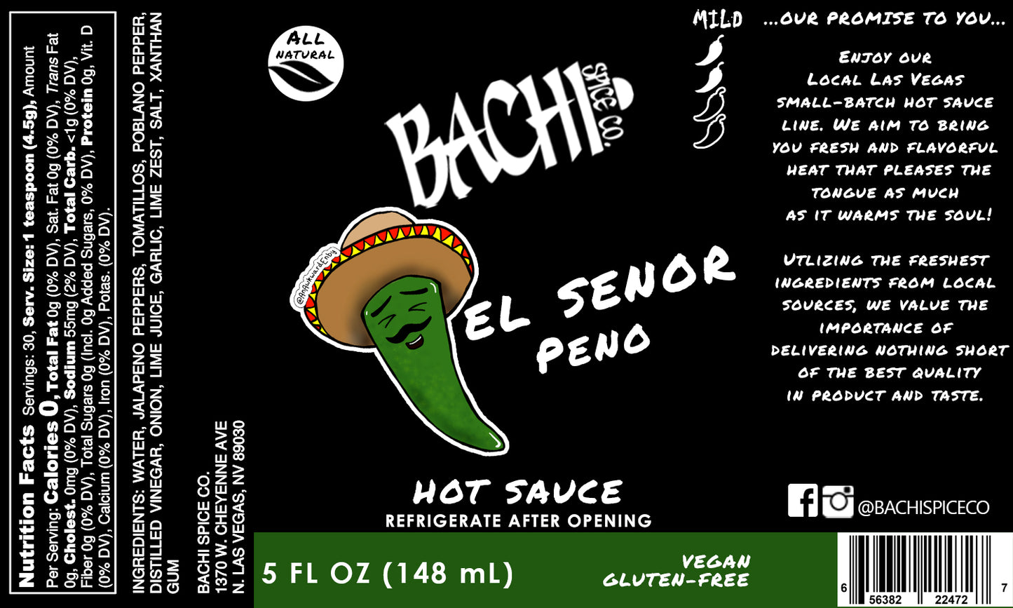 EL SENOR PENO Hot Sauce 5 OZ